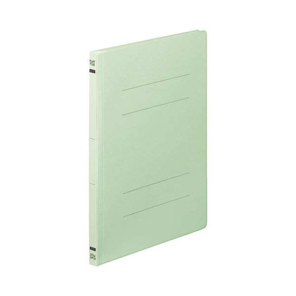 (まとめ) TANOSEE フラットファイルE A4タテ 150枚収容 背幅18mm グリーン 1セット(100冊:10冊×10パック) 【×5セット】 緑 ス...