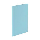 (まとめ)TANOSEE 貼り表紙クリアファイルA4タテ 10ポケット アイスランドブルー 1セット(10冊)【×2セット】 青 魅惑の質感を纏う 透明カバータ...