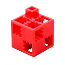(まとめ)Artecブロック 基本四角 100P 赤【×3セット】 無限の創造力を引き出す 鮮やかな赤の基本四角ブロック100個セット【3セットまとめ買い お徳...