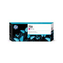 HP(Inc.) HP730 インクカートリッジ マゼンタ 300ml P2V69A 鮮やかなマゼンタのインクカートリッジ、300ml容量のHP730は、プロフ...