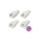 (まとめ) モジュラーカバー先付けタイプ ホワイト ADT-MC7L 1パック(10個) 【×30セット】 白 便利なモジュラーカバー CAT6ケーブル対応でス...