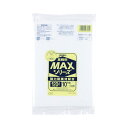 (まとめ) ジャパックス 大型 大きい ゴミ袋 MAX 半透明 120L S120 1パック(10枚) 【×30セット】 透明な大容量ゴミ袋、掃除の強い味方 1...