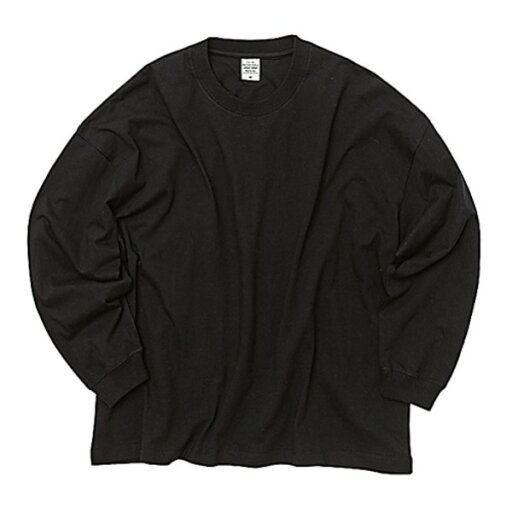 ロングスリーブ Tシャツ L ブラック 綿100% 5.6オンス 身幅と肩幅が同寸の ビッグボックス シルエット 長袖 tシャツ 黒 ボリューム満点 5.6オンスの黒いロングスリーブで、身幅と肩幅がぴったりのビッグボックスシルエット 黒 ロングスリーブ Tシャツ L ブラック 綿100% 5.6オンス 身幅と肩幅が同寸の ビッグボックス シルエット 長袖 tシャツ 黒 ボリューム満点 5.6オンスの黒いロングスリーブで、身幅と肩幅がぴったりのビッグボックスシルエット 黒