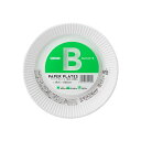 〔まとめ〕 紙皿 使い捨て容器 ホワイト 約幅18cm 30枚入 90個セット BASIC'S 日本製 国産 ペーパープレート アウトドア パーティー 白 国産...