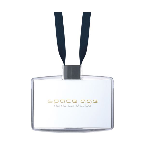 (まとめ) ソニック space ageネームカードホルダー 名刺サイズ ブラック EX-2604-D 1個 【×30セット】 黒 未来的なデザインと優れた機能...