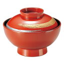 4寸 開き仙才椀/お椀 【朱かすり A】 直径120×高さ92(63)mm 日本製 国産 〔和食 レストラン 店舗 お店〕 和の風情を味わう至福の器 飲食店で愛...