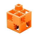 (まとめ)Artecブロック 基本四角 100P オレンジ【×3セット】 オレンジの力強さが詰まった、100個の基本四角ブロック Artecブロックが3セットで...