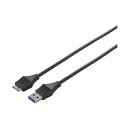 (まとめ)バッファロー ユニバーサルコネクタUSB3.0 (A)オス-micro(B)オス ブラック 2m BSUAMBSU320BK 1本【×3セット】 黒 高速データ転送に対応したUSBケーブル 配線 便利なUSB3.0(Aオス-microBオス)ブラック2m×3本セット 黒(2)