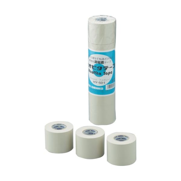 (まとめ) 因幡電機産業 ネオピタテープ HY-50-I 【2セット（1巻×5個入）】 進化した非粘着テープ 驚異..