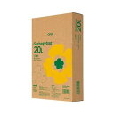 (まとめ)TANOSEE ゴミ袋エコノミー 半透明 20L BOXタイプ 1箱(110枚)【×20セット】 頑丈な引っ張りにも耐える! 高密度ポリエチレン製ゴミ...