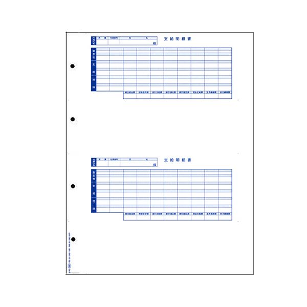 オービック 単票封筒用支給明細書B4タテ 6202 1箱(300枚) ビジネスを効率化する B4サイズの封筒用支給明細書、一箱300枚 OBC奉行シリーズのオリ...