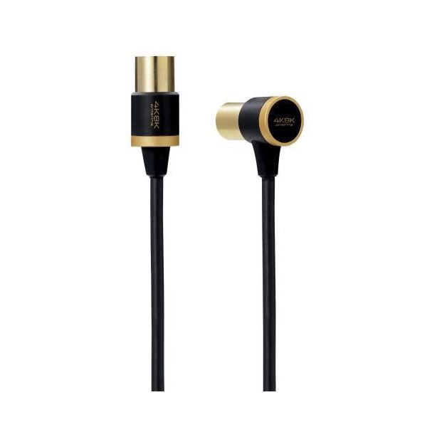 楽天夢の小屋5個セット TV接続用アンテナケーブル 配線 ブラック DH-ATLS48K20BKX5 黒 高画質映像を楽しむなら、TV接続用アンテナケーブル ブラックビースト 信号ロスを最小限に抑え、クリアな映像をお届けします 5個セットでお得にご提供 エレコムの確かな品質で、快適な視聴体験をお