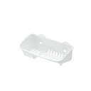 (まとめ) たわし入れ/スポンジラック 【ホワイト】 A型 抗菌 清潔 加工付き キッチン 台所 用品 『シェリー』 【×60個セット】 白 シンプルで使いやす...