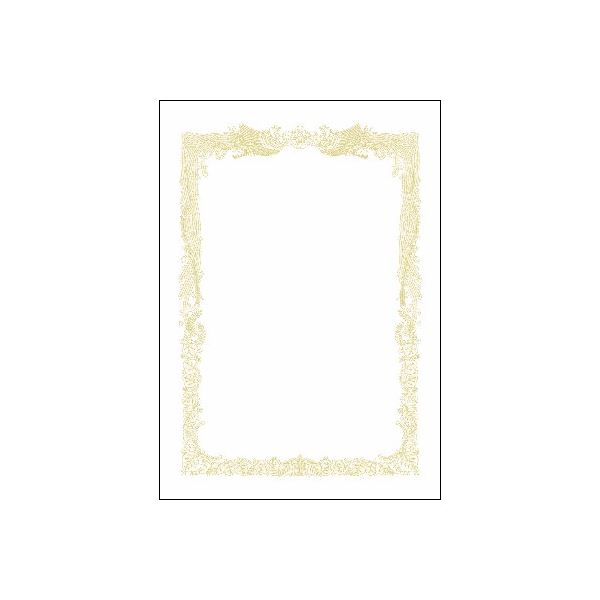 タカ印 賞状用紙 10-1171 B4横書 百枚 栄光を讃える証書用紙 B4サイズ 横書き 百枚セット