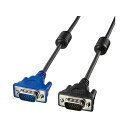 (まとめ) ディスプレイケーブル 配線 ミニD-Sub15pinオス 5m KC-VMH5 1本 【×10セット】 高品質なアナログRGB(VGA)ディスプレイ...