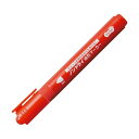TANOSEEキャップ式ノンドライ油性マーカー シングル 細字 赤 1セット(50本) 【×10セット】 書き忘れても大丈夫 キャップを閉めなくても使える 驚きのノンドライ油性マーカーシングル TANOSEEキャップ式ノンドライ油性マーカー シングル 細字 赤 1セット(50本)【×10セ(3)