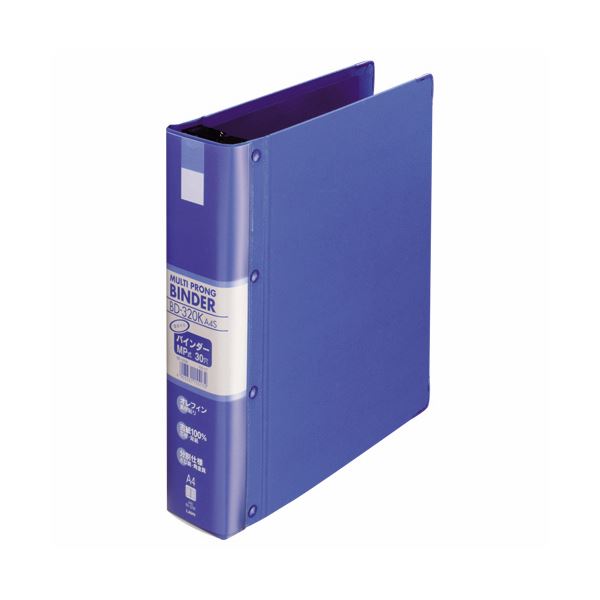ライオン事務器 バインダー(MP式)A4タテ 30穴 500枚収容 BD-320K 1冊 【×10セット】 進化したバインダー 使いやすいMP式で、とじ具・角金...