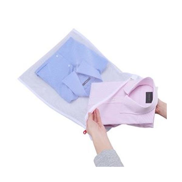 （まとめ）ダイヤ 洗濯ネット 角型洗たくネット 大 1枚【×20セット】 くずれ知らず しっかり洗う 角型洗濯ネット 大サイズ20枚セット