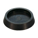(まとめ) 光 平置きゴム 黒 丸 内径42mm BE-0-402 1個 【×50セット】 床を守り、滑りを防ぎ、キャスターを止める最適なゴム製丸底脚保護具 光...
