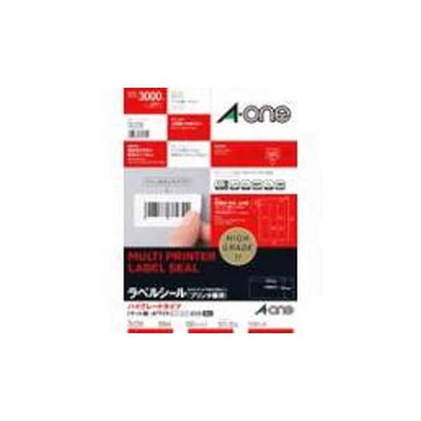 (まとめ)エーワン OAラベルHI-G30面四辺余白100シート76230【×3セット】 プロ仕様 高品質OAラベル 余白たっぷり100シート 便利な3セット
