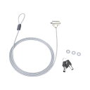 (まとめ) eセキュリティ(SL-31 鍵No.ランダム) SLE-6S 1パック 【×5セット】 パソコン PC の盗難から守るための便利なセキュリティワイヤ...