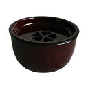 茶こぼし/建水 【こげ茶 3個セット】 約直径12cm ウレタン塗装 樹脂 出がらし入れ 〔茶道 お稽古 習い事 カルチャー〕 シンプルでおしゃれな焦げ茶のちゃ...