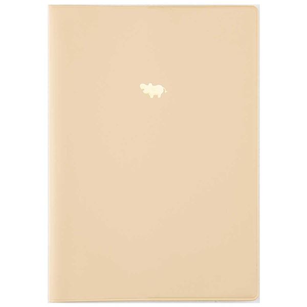 (まとめ) ヒポポシリーズ カバーノート ベージュ A5/方眼5mm罫/32枚 HPP-A51SC-IV 【×10セット】 ヒポポ シリーズ、A5サイズのカバー...