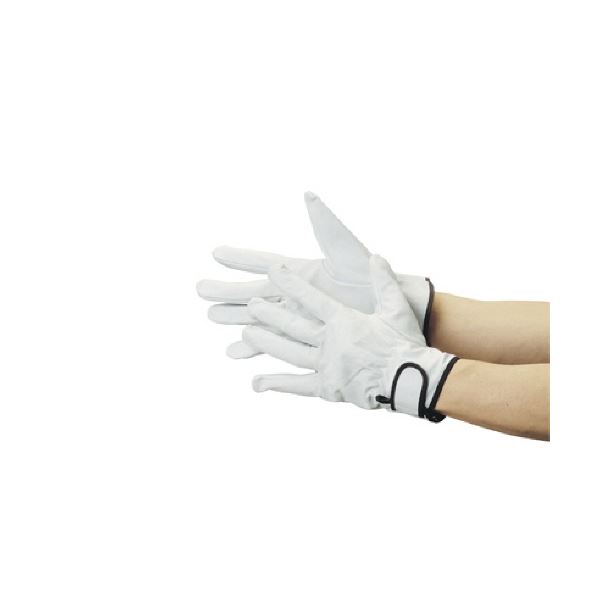 (まとめ) TRUSCO マジック式手袋 (豚本革 レザー 製)長さ23.0cm JK-717 1双 【×3セット】 耐摩耗性抜群 軽量で柔軟・通気性抜群 驚きのマジック式手袋 （豚本革 レザー 製）長さ23.0cm JK-717 1双【×3セット】