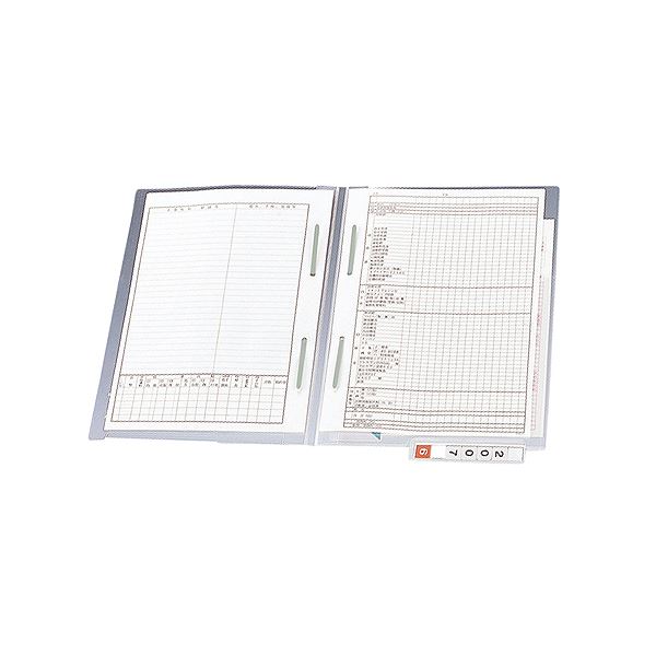 リヒトラブ カルテフォルダーダブルファスナー付 A4ヨコ 見出し紙付 下見出しタイプ HK7716U-ミ 1箱(200枚) 書類を確実に保護するダブルファスナー...