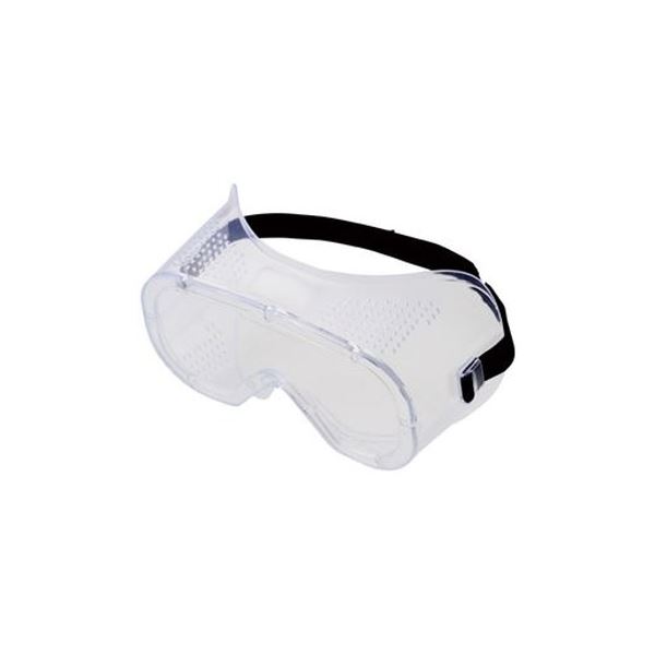 (まとめ)ミドリ安全 安心 通気孔付きゴーグル MG-213 防傷【×10セット】 透風設計のアイプロテクター MG-213 インパクト防止【10個セット】