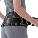 しっかり腰ベルト/サポーター 【スリムタイプ S/M 60〜75cm】 メッシュ生地 通気性抜群 女性向けサイズ 優しくフィットする6本の柔らかいボーンで、腰を...