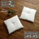 単品 ヌードクッション 国産 シート 椅子 (イス チェア) 用 『ヌード』 アイボリー 約45×45cm 2枚組 日本製 【カバー別売 】 乳白色 至福の座り...
