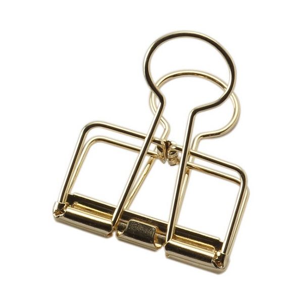 (まとめ) ベロス ワイヤーWクリップ 大 ゴールド WDC-110GD 1パック(10個) 【×20セット】 見逃さない、確実な視認性 ベロス ワイヤーWクリ...