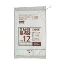 (まとめ)TANOSEE HDPE規格袋 紐あり12号 ヨコ230×タテ340×厚み0.01mm 1パック(100枚)【×20セット】 驚きの薄さ0.01mm ...