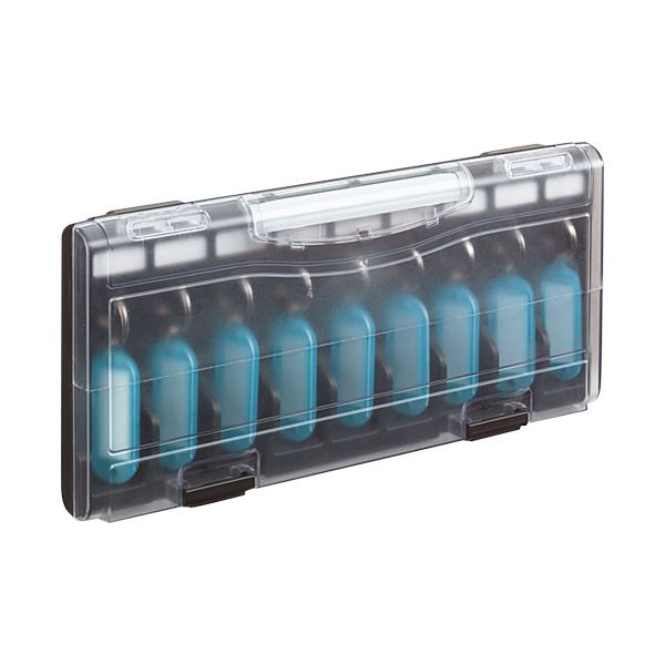 (まとめ) コクヨ キーファイルハーフ(KEYSYS) 透明フタタイプ 9個吊 KFB-HA4T 1個 【×10セット】 透明なフタでスマートに整理 キーファイ...