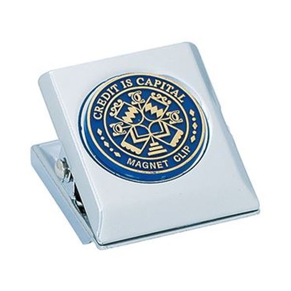 (まとめ)コクヨ マグネットクリップ 中口幅36mm 青 クリ-64NB 1セット(10個)【×3セット】 金属 スチール 面の掲示や整理に最適 便利なマグネッ...