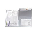リヒトラブ カルテフォルダー フラップ付ダブル 横型 A4 HK2004 1セット(500枚:100枚×5箱) 便利なフラップ付きダブル横型A4サイズのカルテフ...