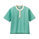 トンボ 半袖シャツ クレープ防縮ニットエメラルドグリーン Lサイズ CR811-46-L 1着 緑 心地よい触感のニット素材シャツ、夏の風を感じるトンボ半袖シャ...