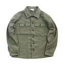 アメリカ軍 ファーティングシャツ 15h メンズ M相当 オリーブ 綿 コットン レプリカ 米軍 US軍 ミリタリーウェア 軍モノ オリーブカラーのアメリカ軍フ...