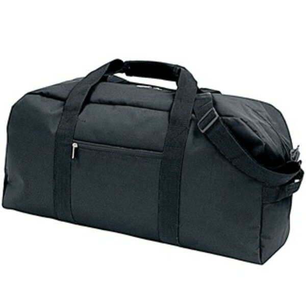 ボストンバッグ カバン 40L 約60cm ブラック 横幅ワイド 大容量 大型 ショルダーベルト 取外し可 長さ調節可 旅行 スポーツ 黒 広々とした40リット...