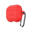 araree ソフトケース for AirPods (第3世代) POPS レッド AR22185AP3RD 赤 鮮やかなポップな赤色で、AirPods(第3世...