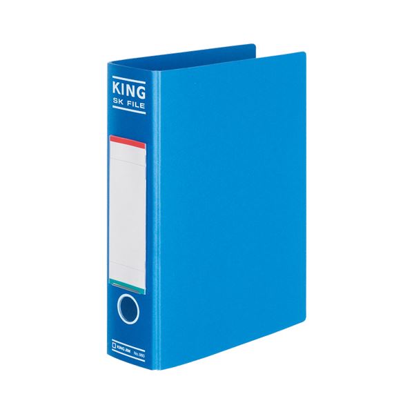 (まとめ)キングジム SKファイル A4タテ500枚収容 50mmとじ 背幅75mm 青 980 1セット(10冊)【×3セット】 便利な指掛け穴付き 高い耐久...