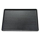 尺2 竹アジロ長手盆/トレー 【オール黒SL】 362mm×285mm×20mm 日本製 国産 〔和食 レストラン 居酒屋 店舗 お店〕 和の味わいを極める、飲...