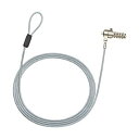 (まとめ)小型セキュリティスロット対応ダイヤル式セキュリティ SLE-36S 1個【×3セット】 セキュリティを強化した小型ワイヤーロック ダイヤル式で使いやす...