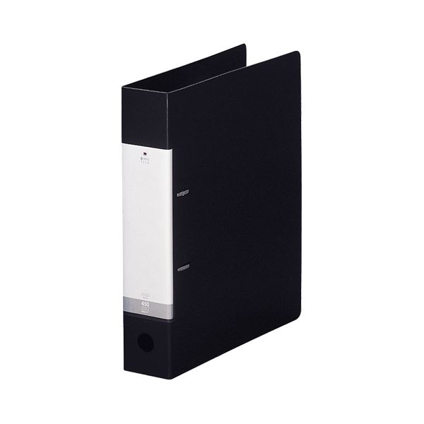 (まとめ) リヒトラブ リクエスト D型リングファイル A4タテ 2穴 450枚収容 背幅56mm 黒 G2240-24 1冊 【×30セット】 収納力450枚...