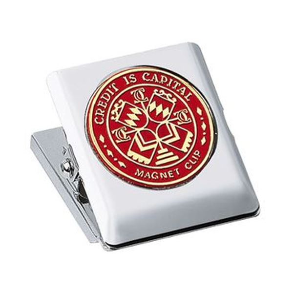 (まとめ)コクヨ マグネットクリップ 大口幅44mm 赤 クリ-63NR 1セット(10個)【×3セット】 金属 スチール 面の掲示や整理に最適 便利なマグネッ...