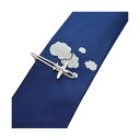 SWANK(スワンク) タイバー・ネクタイセット 【タイバーデザイン:飛行機】 空を翔ける夢を叶えるタイバー・ネクタイセット