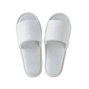 (まとめ)スマイル 使いきり起毛スリッパ ニット地 5足入【×10セット】 ふんわり暖かい冬の贅沢 一度履いたら虜になる 心地よい肌触りのニット地スリッパ5足セ...