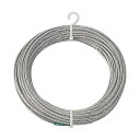 (まとめ) TRUSCO ステンレスワイヤーロープ Φ3mm×10m CWS-3S10 1巻 【×5セット】 頑丈なステンレスワイヤーロープ、直径3mm×長さ1...