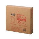 (まとめ) TANOSEE BOX入レジ袋 乳白45号 ヨコ300×タテ530×マチ幅140mm 1箱(300枚) 【×10セット】 見やすくて取り出しやすい!...